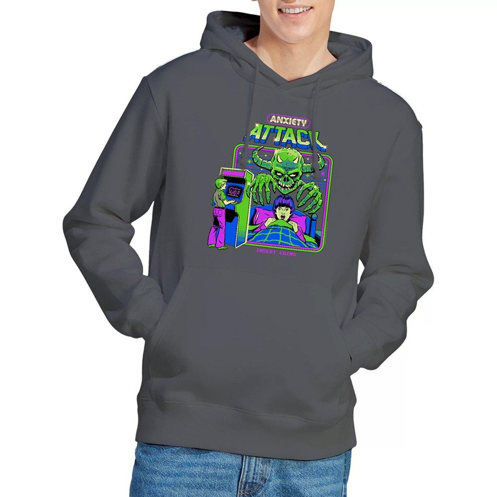 Charcoal - Steven Rhodes - Steven Rhodes Anxiety Attack Hoodie Charcoal - 1