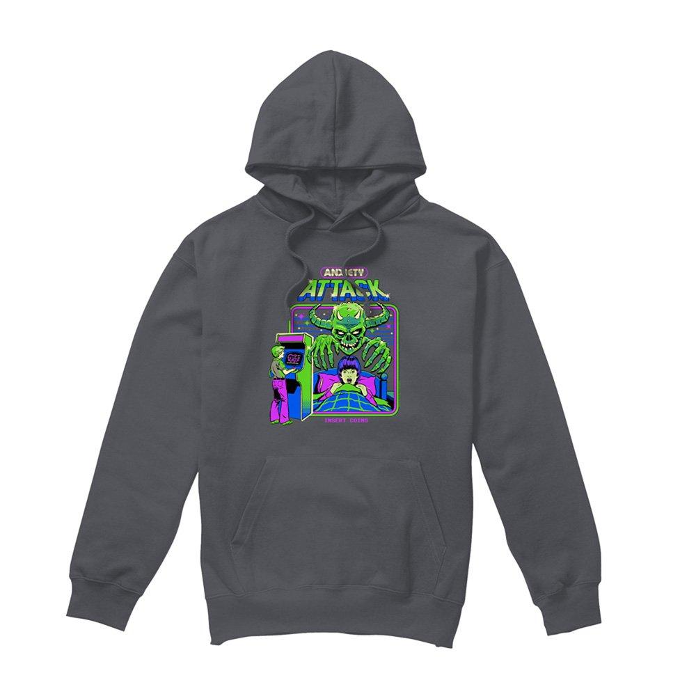 Charcoal - Steven Rhodes - Steven Rhodes Anxiety Attack Hoodie Charcoal - 4