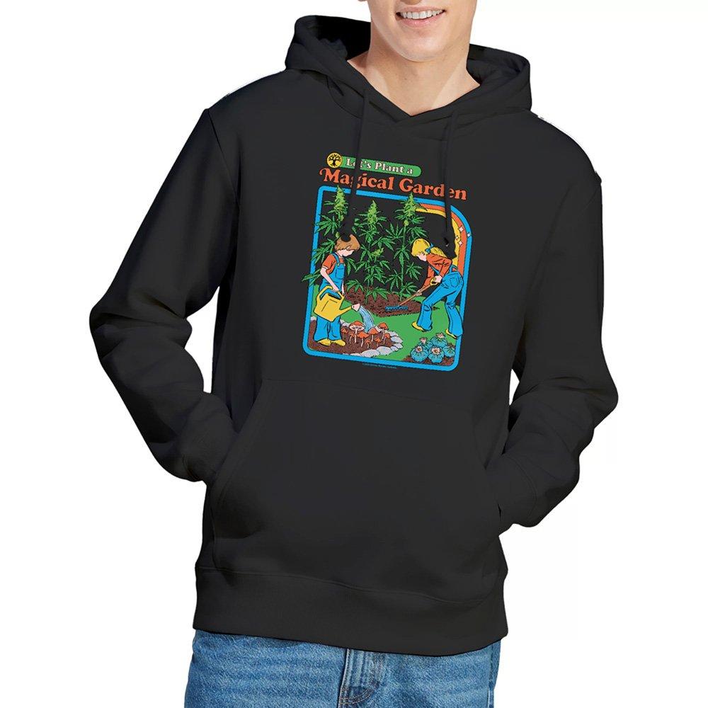 Black - Steven Rhodes - Steven Rhodes Magical Garden Hoodie Black - 1