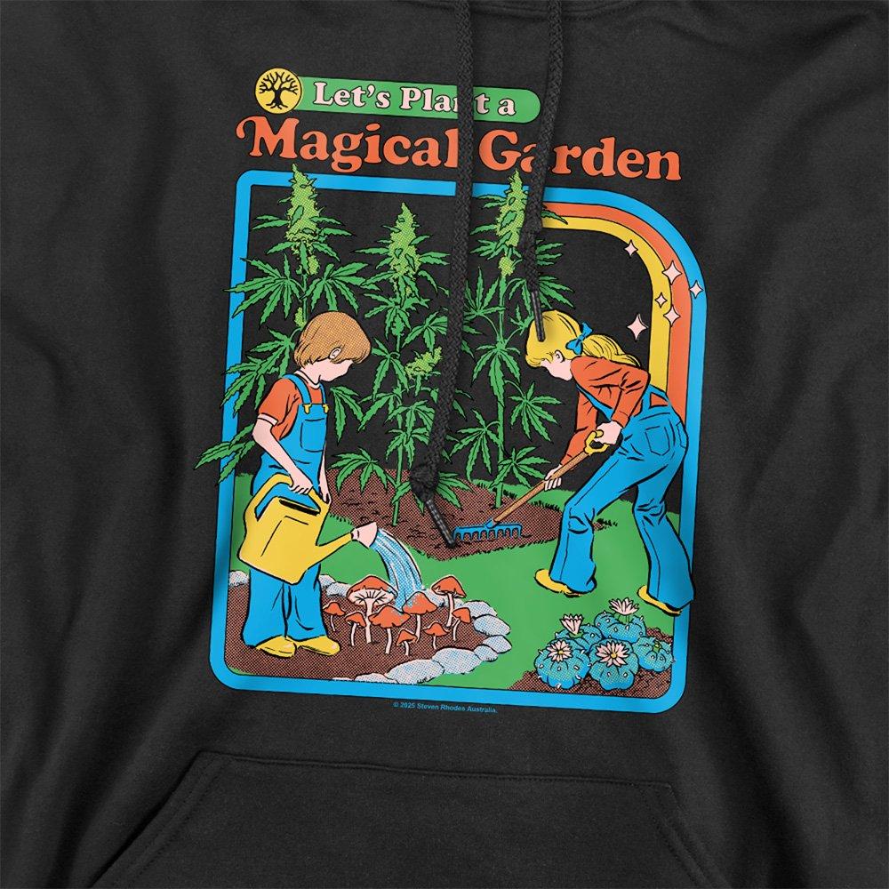 Black - Steven Rhodes - Steven Rhodes Magical Garden Hoodie Black - 2