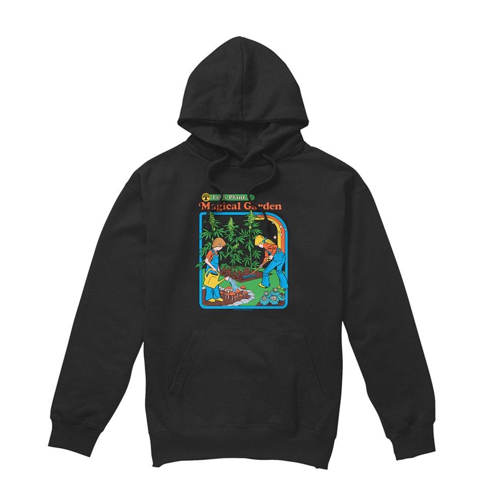 Black - Steven Rhodes - Steven Rhodes Magical Garden Hoodie Black - 4