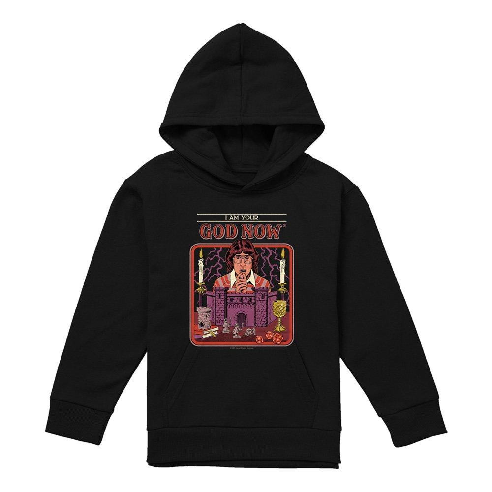 Black - Steven Rhodes - Steven Rhodes I Am Your God Now Youth Kids Hoodie - 1