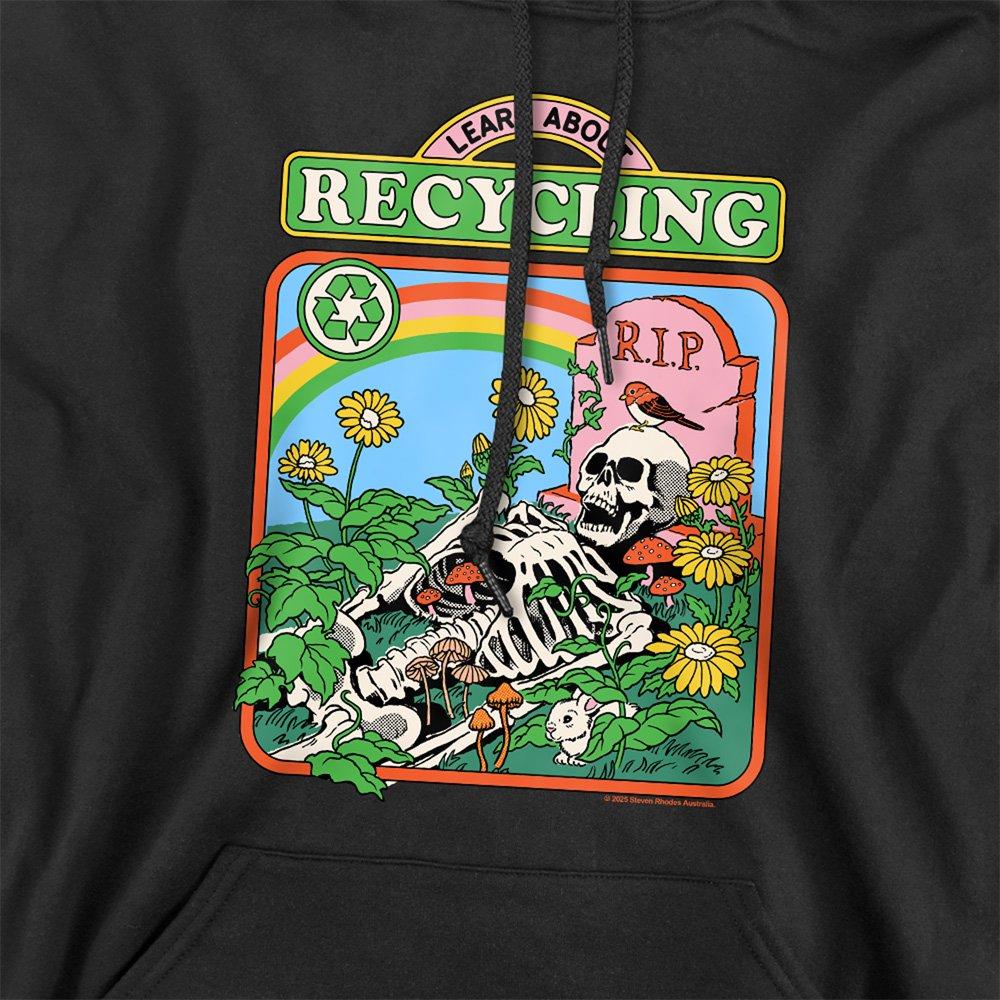 Black - Steven Rhodes - Steven Rhodes Learn About Recycling Hoodie Black - 2