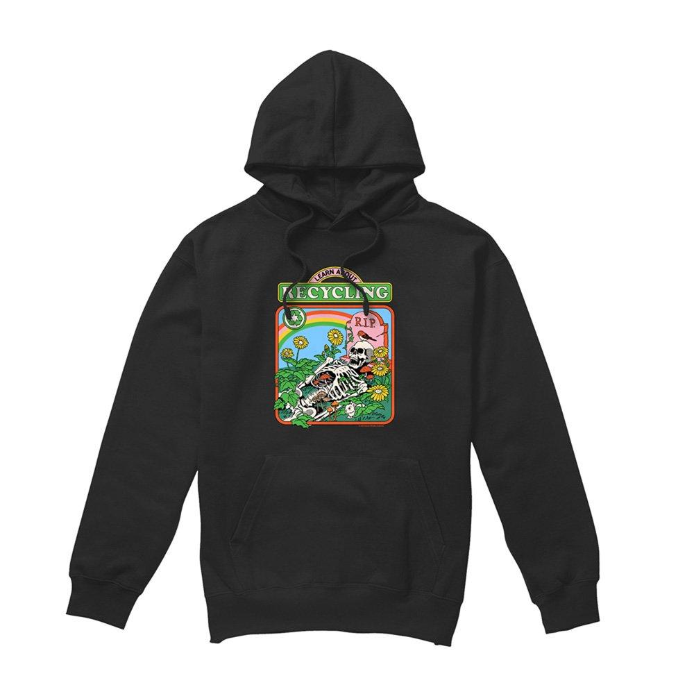 Black - Steven Rhodes - Steven Rhodes Learn About Recycling Hoodie Black - 4