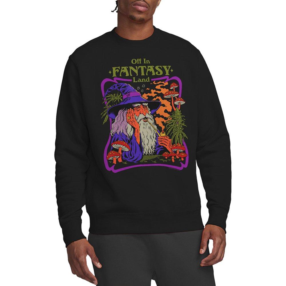 Black - Steven Rhodes - Steven Rhodes Fantasy Land Sweatshirt Black - 1