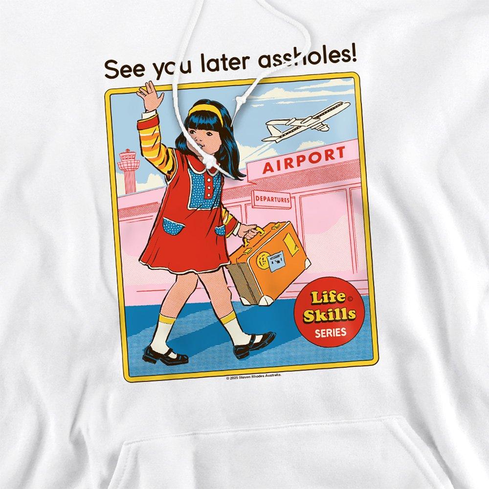 White - Steven Rhodes - Steven Rhodes See You Later Hoodie White - 2