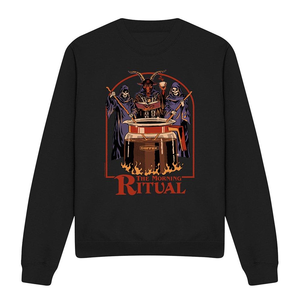 Black - Steven Rhodes - Steven Rhodes The Morning Ritual Sweatshirt Black - 4