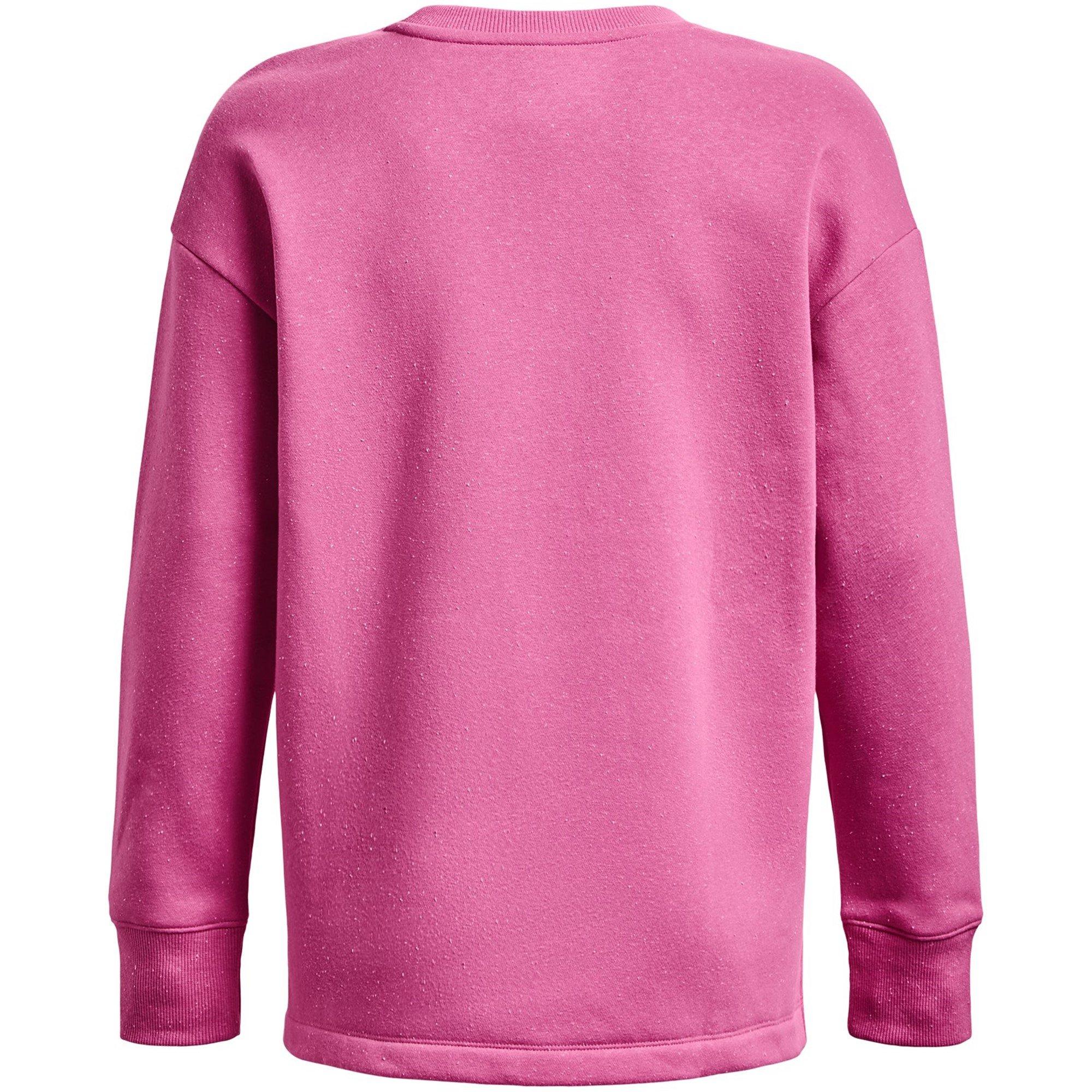 Roze - Under Armour - Rival Fleece Oversize Crew Womens - 6