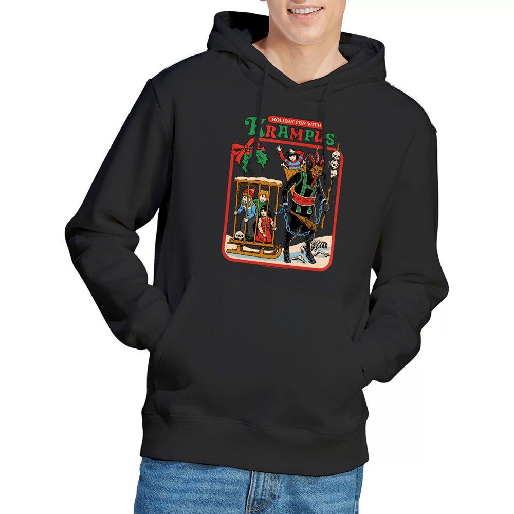 Black - Steven Rhodes - Steven Rhodes Fun With Krampus Hoodie Black - 1