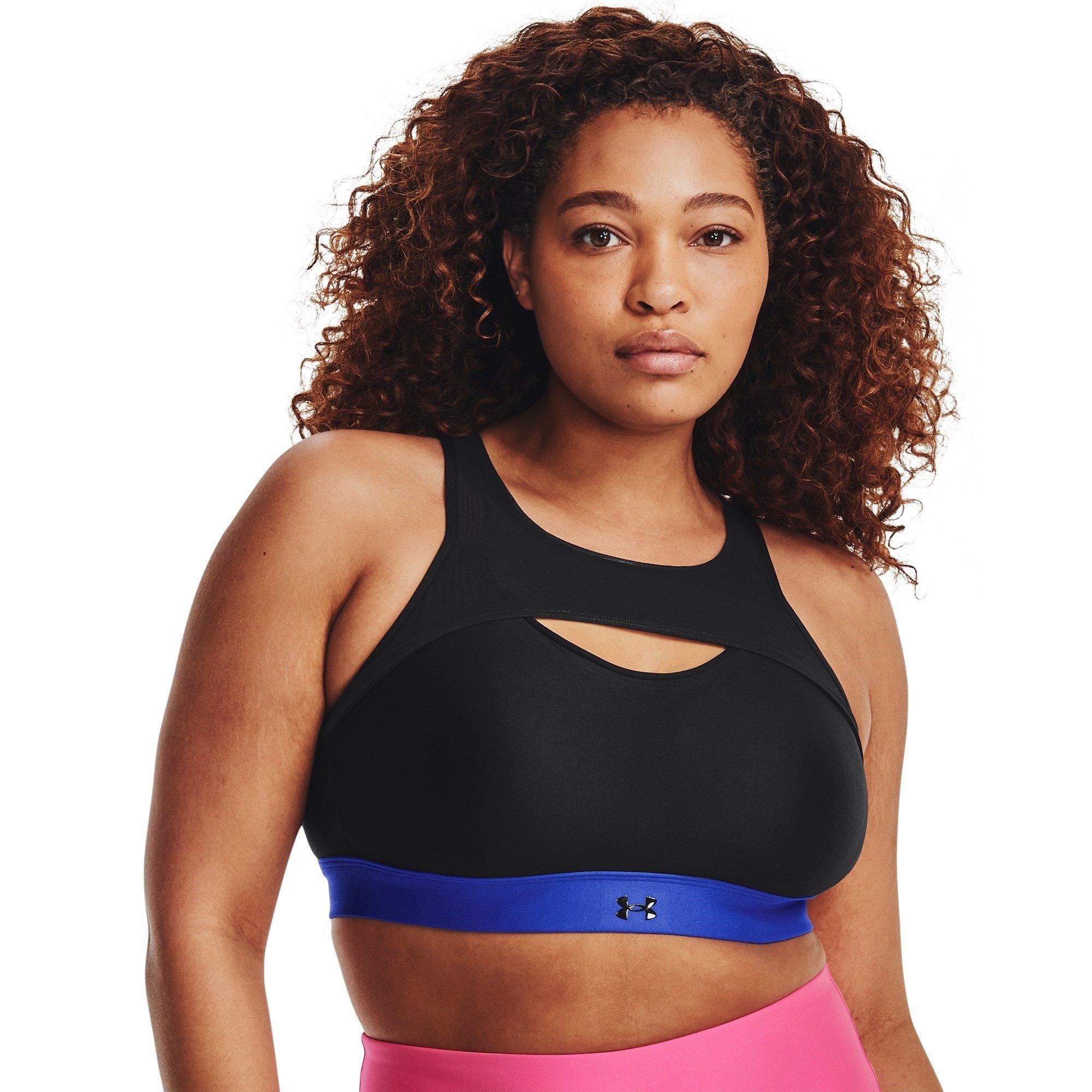 Black/Pink - Under Armour - Infinity Harness High Impact Sports Bra - 11