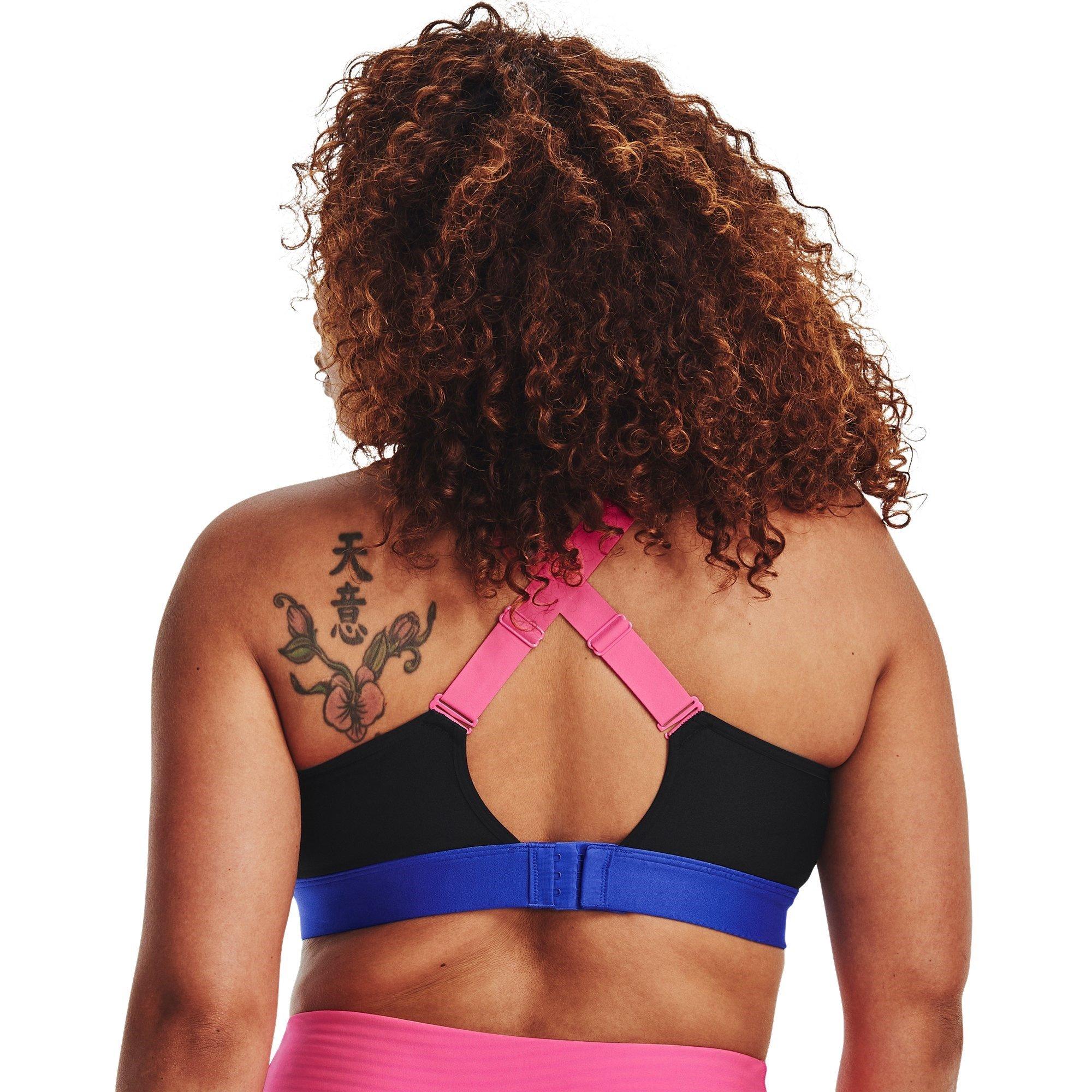 Black/Pink - Under Armour - Infinity Harness High Impact Sports Bra - 12