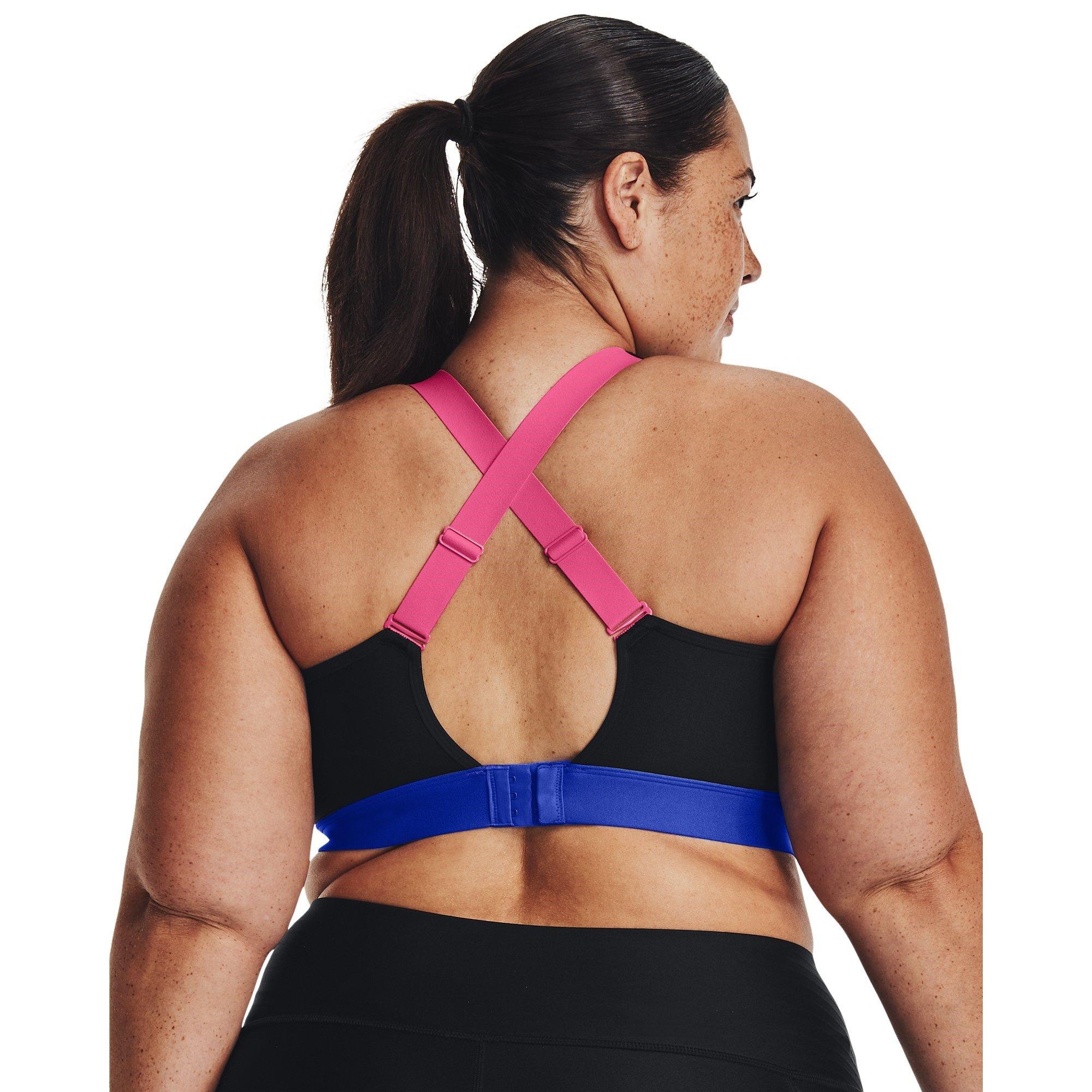 Black/Pink - Under Armour - Infinity Harness High Impact Sports Bra - 14
