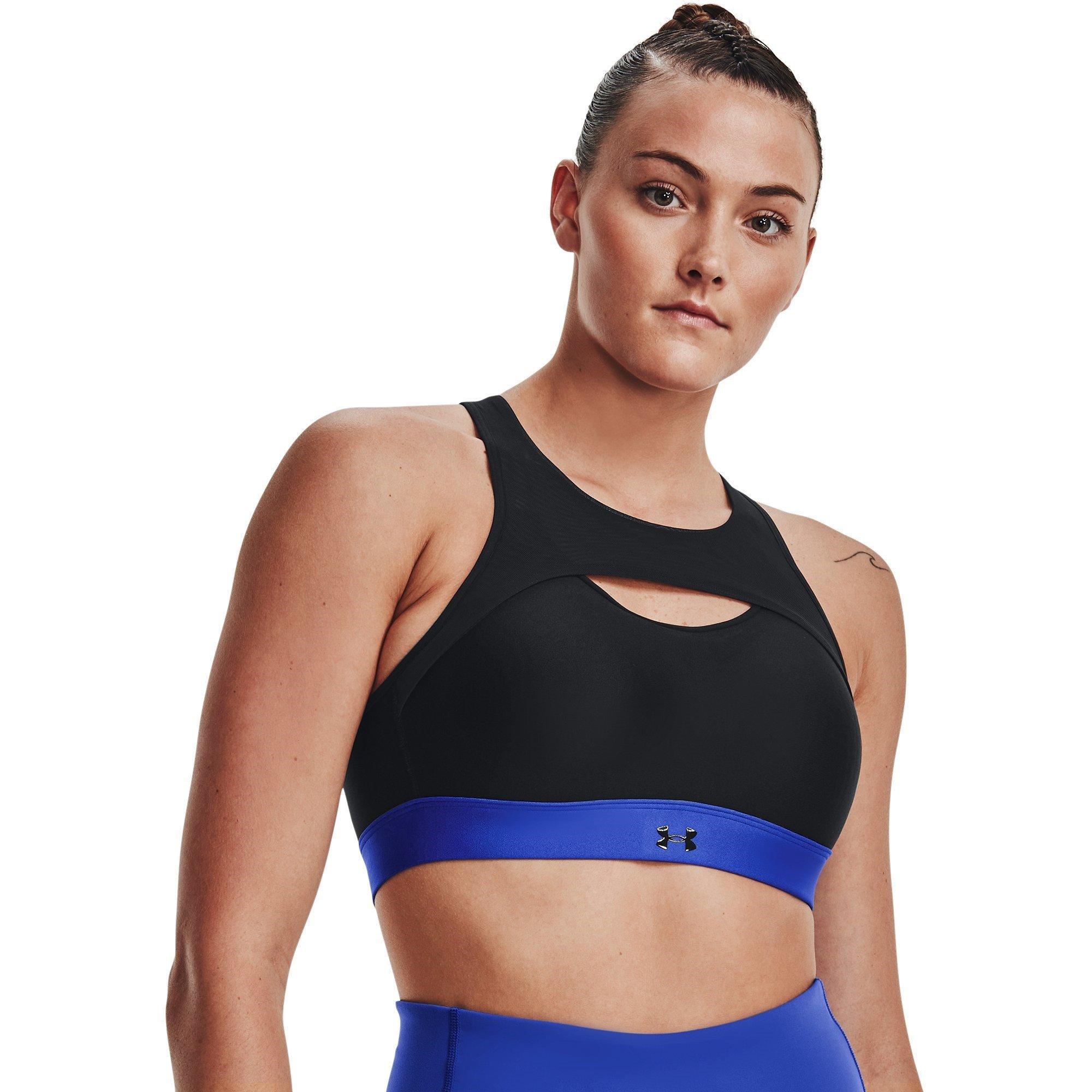 Black/Pink - Under Armour - Infinity Harness High Impact Sports Bra - 7