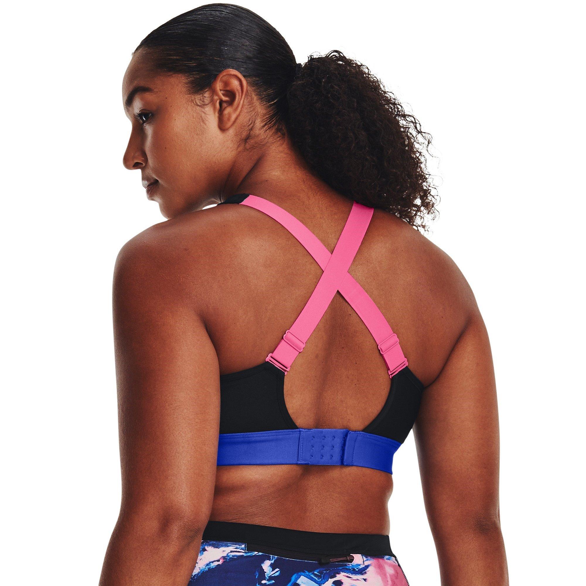 Black/Pink - Under Armour - Infinity Harness High Impact Sports Bra - 9