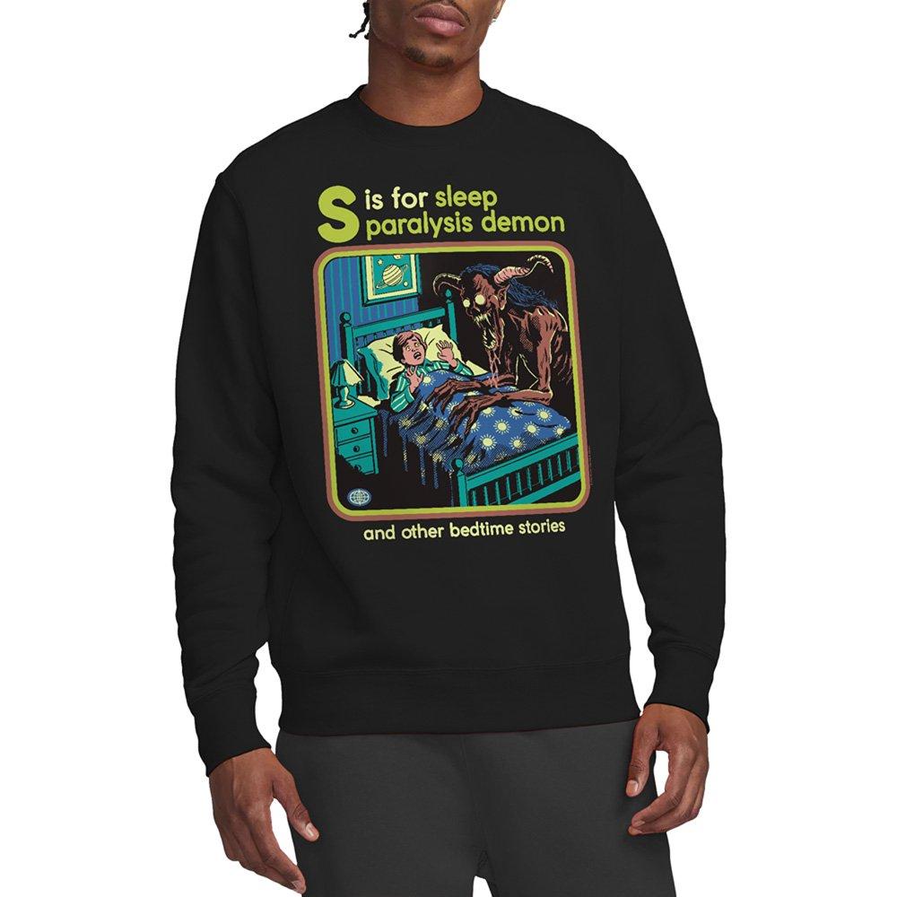 Black - Steven Rhodes - Steven Rhodes Sleep Paralysis Demon Sweatshirt Bl - 1