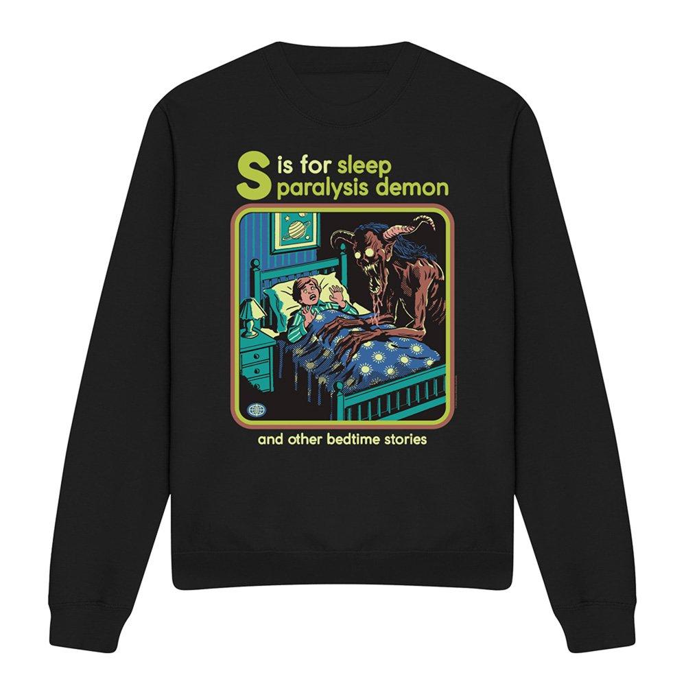 Black - Steven Rhodes - Steven Rhodes Sleep Paralysis Demon Sweatshirt Bl - 4