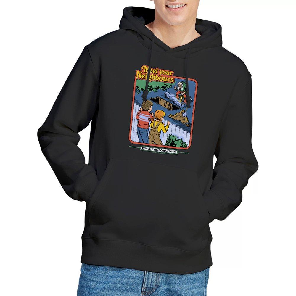 Black - Steven Rhodes - Steven Rhodes Meet Your Neighbours Hoodie Black - 1