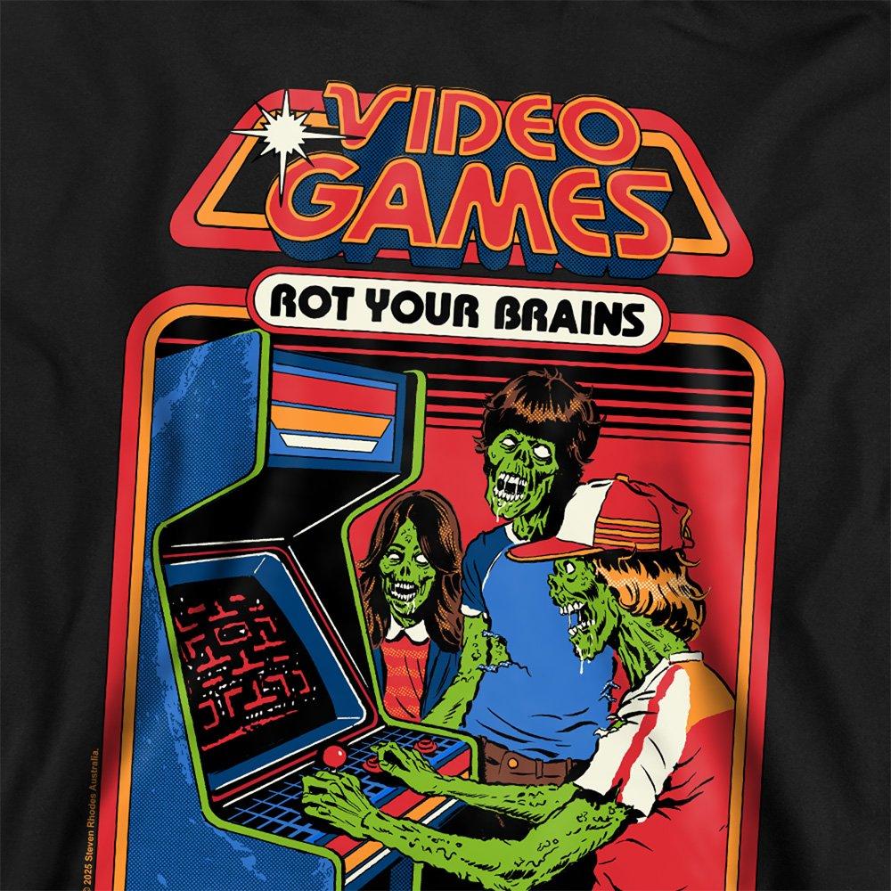 Black - Steven Rhodes - Steven Rhodes Video Games Rot Your Brains Youth Ki - 2