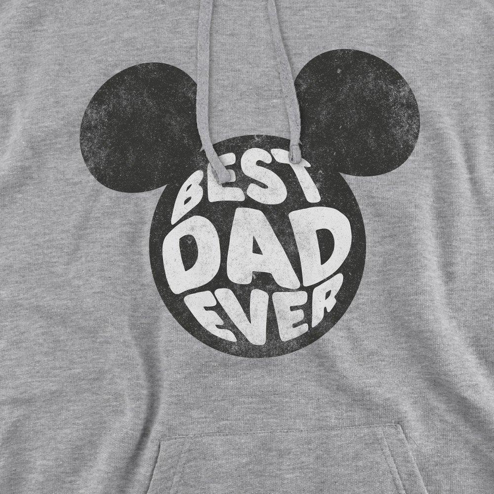 Light Grey - Mickey Mouse - Mickey Mouse Best Dad Ever Hoodie Light Grey - 2