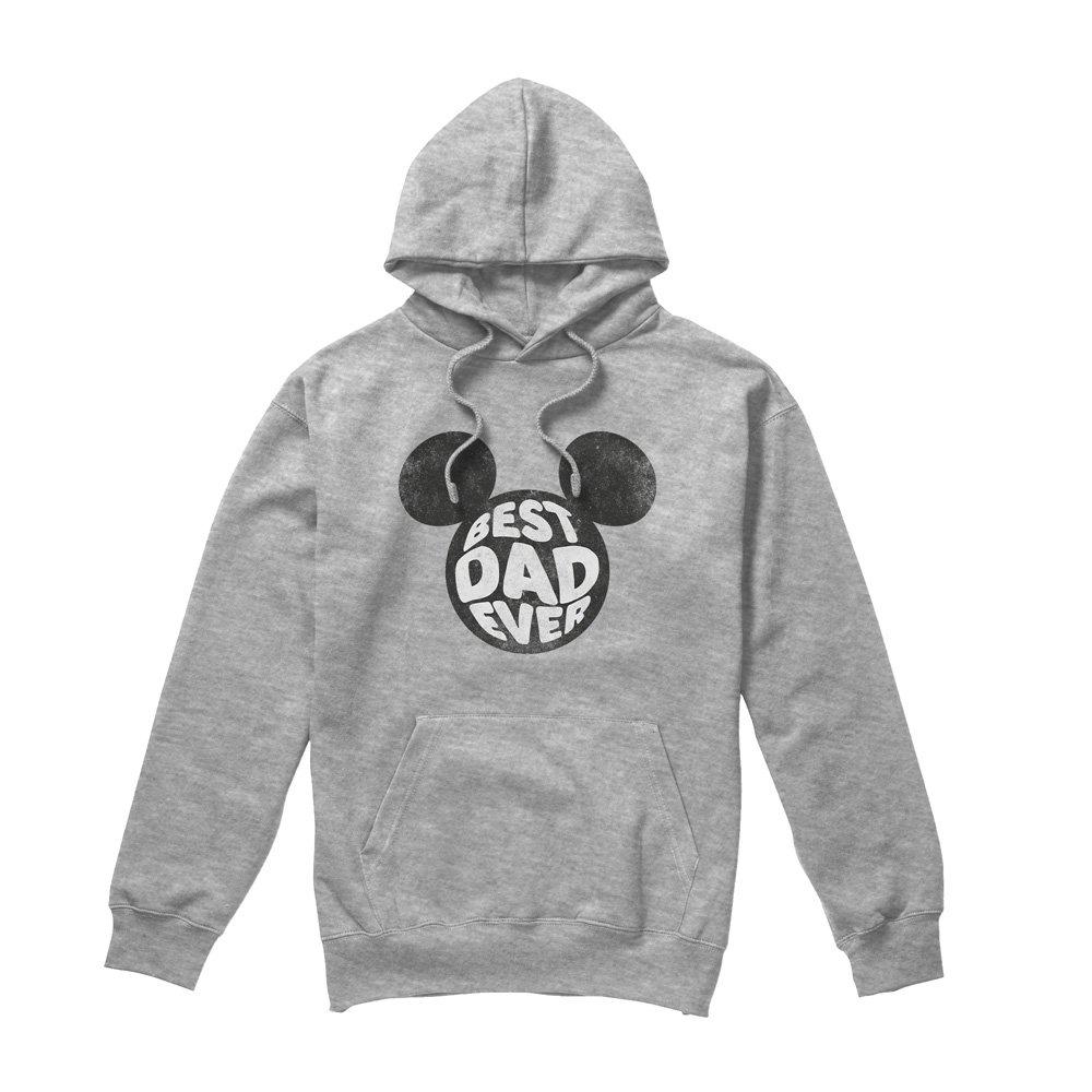 Light Grey - Mickey Mouse - Mickey Mouse Best Dad Ever Hoodie Light Grey - 4