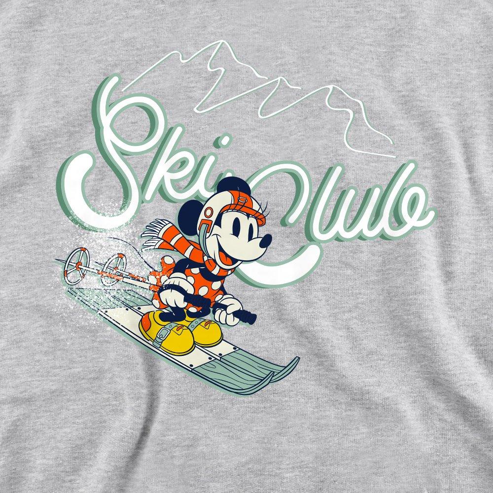 Light Grey - Minnie Mouse - Minnie Mouse Ski Club Sweatshirt Light Grey - 2