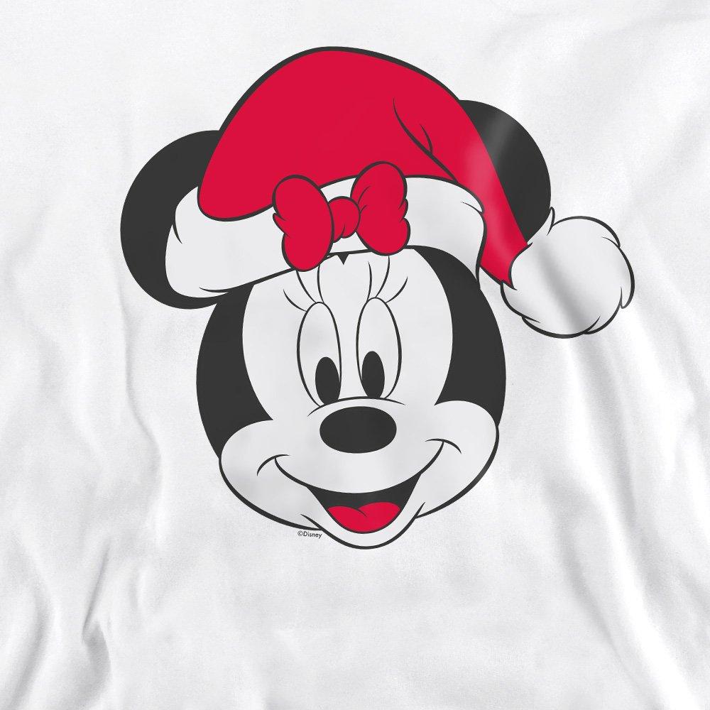 White - Minnie Mouse - Minnie Mouse Christmas Hat Sweatshirt White - 2
