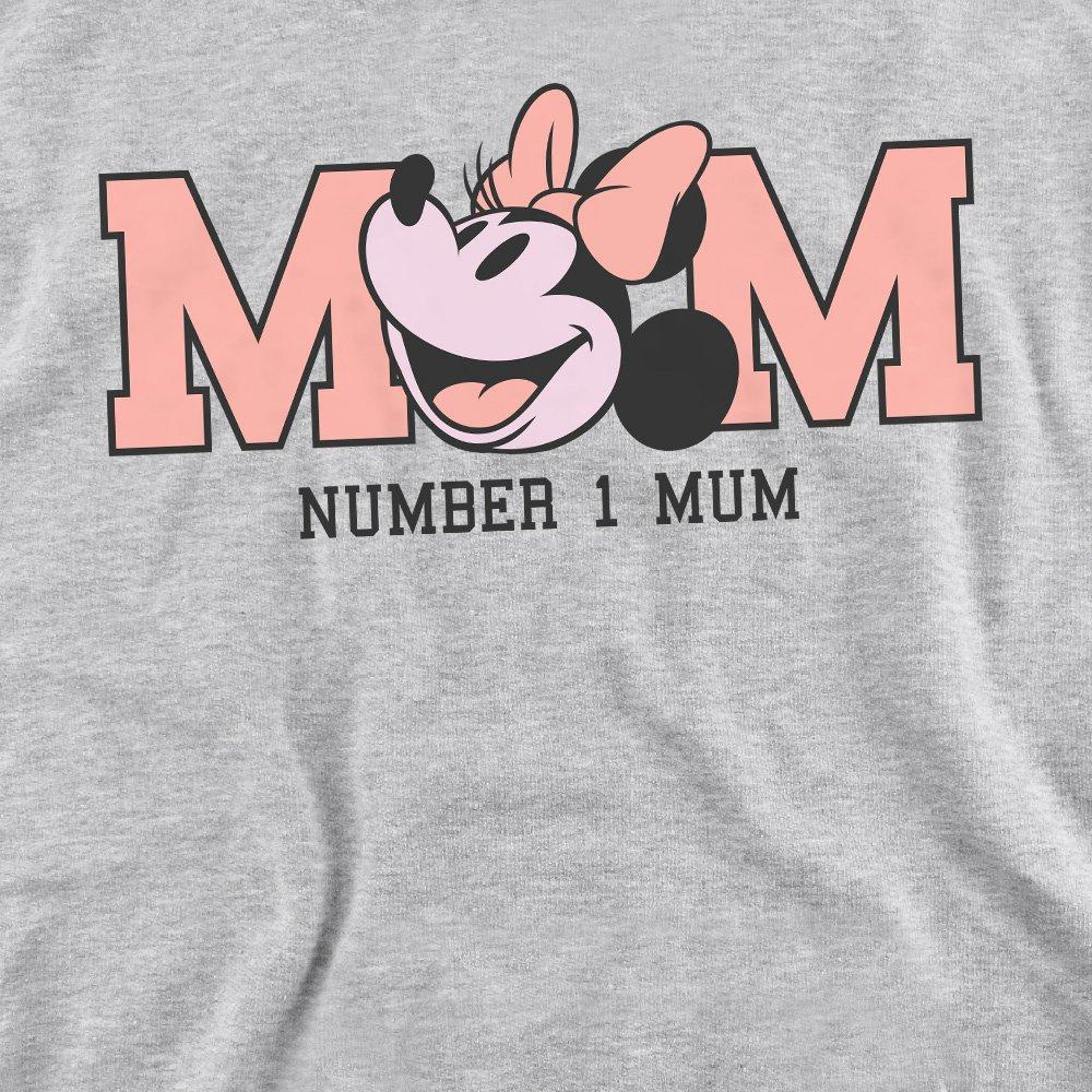 Light Grey - Minnie Mouse - Minnie Mouse Mothers Day Number 1 Mum Sweatshirt - 2