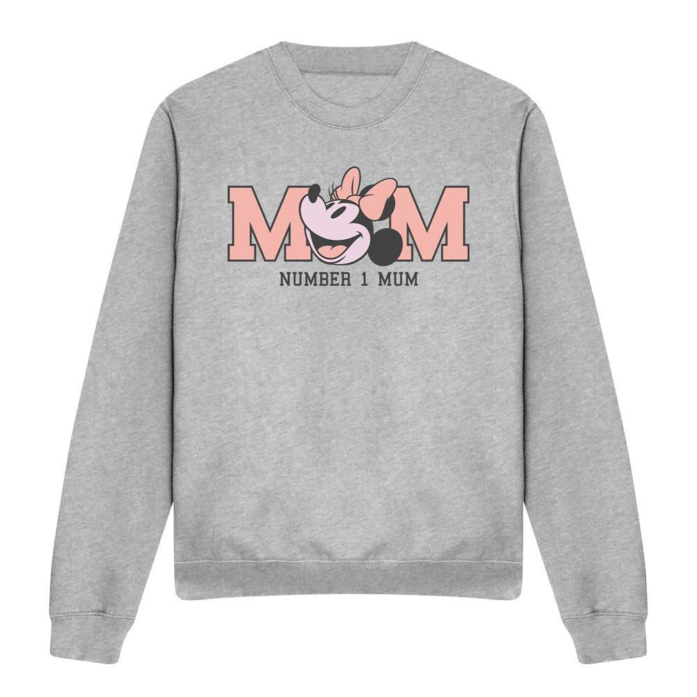Light Grey - Minnie Mouse - Minnie Mouse Mothers Day Number 1 Mum Sweatshirt - 4