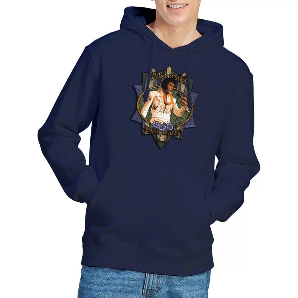 Navy - Elvis Presley - Elvis Presley Aloha From Hawaii Hoodie Navy - 1