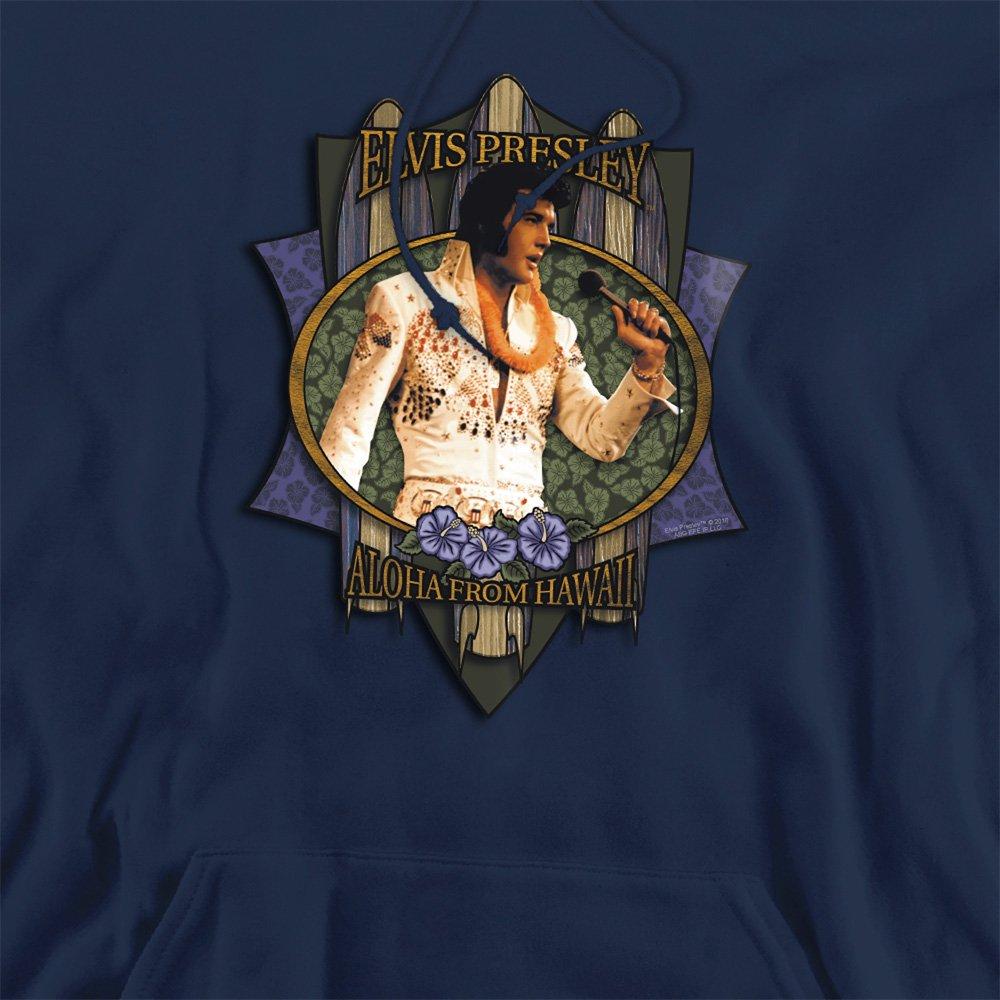 Navy - Elvis Presley - Elvis Presley Aloha From Hawaii Hoodie Navy - 2