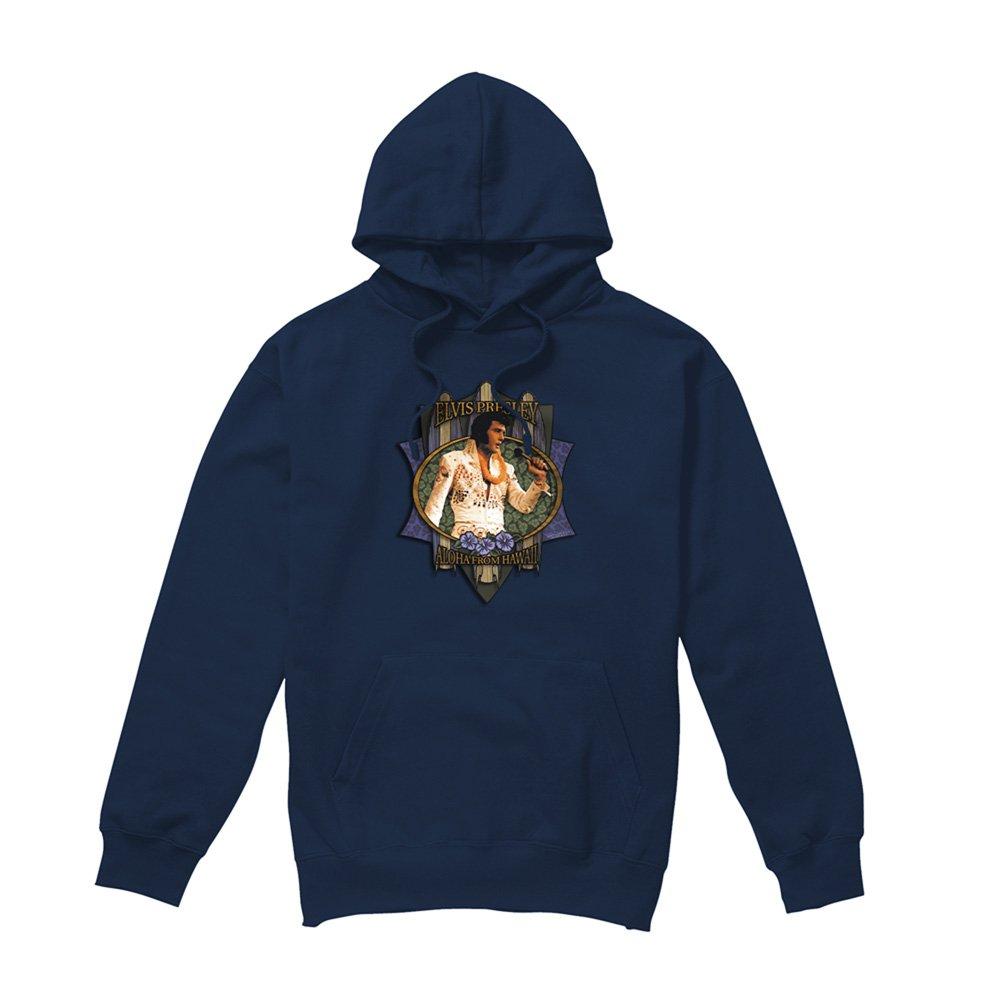 Navy - Elvis Presley - Elvis Presley Aloha From Hawaii Hoodie Navy - 4