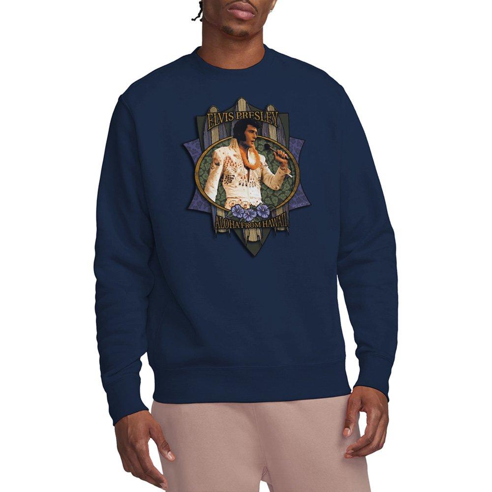 Navy - Elvis Presley - Elvis Presley Aloha From Hawaii Sweatshirt Navy - 1