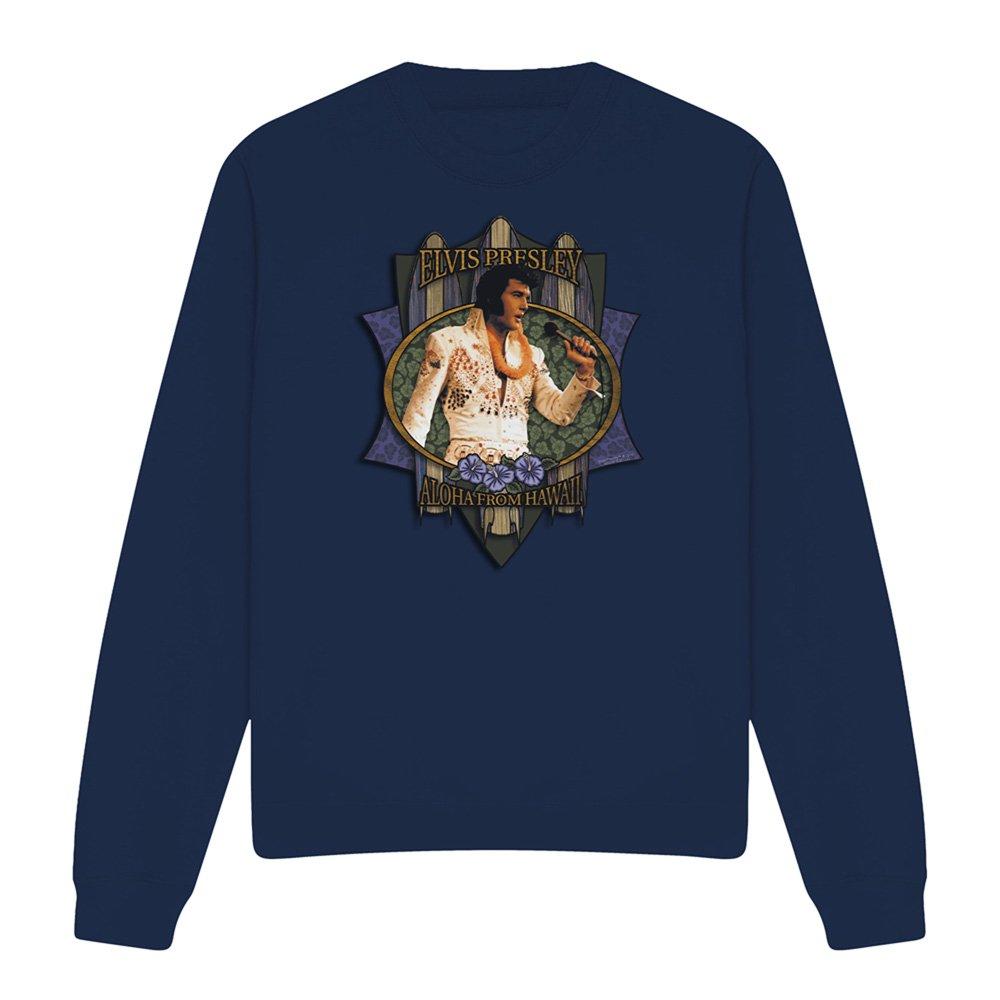 Navy - Elvis Presley - Elvis Presley Aloha From Hawaii Sweatshirt Navy - 4