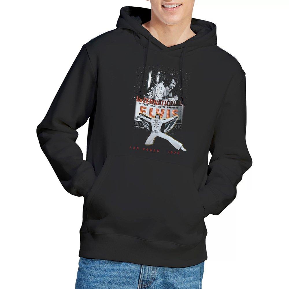 Black - Elvis Presley - Elvis Presley Las Vegas Hoodie Black - 1