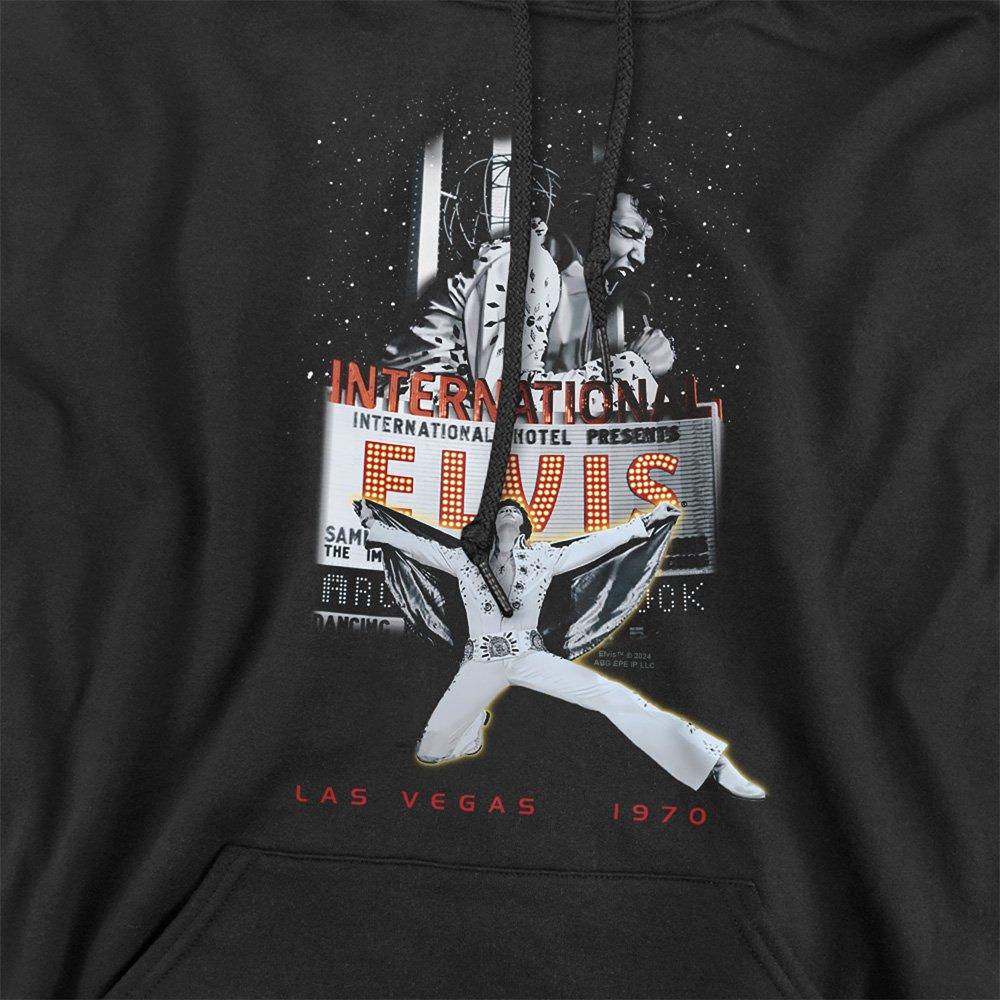 Black - Elvis Presley - Elvis Presley Las Vegas Hoodie Black - 2