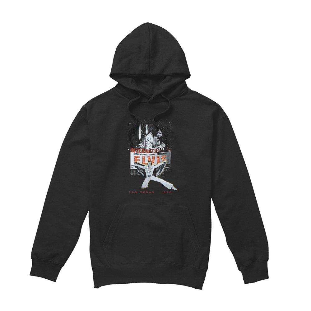 Black - Elvis Presley - Elvis Presley Las Vegas Hoodie Black - 4