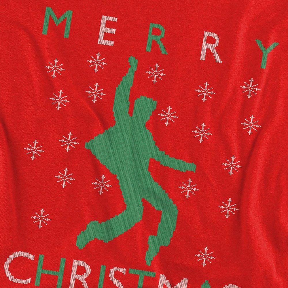 Red - Elvis Presley - Elvis Dancing Ugly Christmas Sweatshirt Red - 2