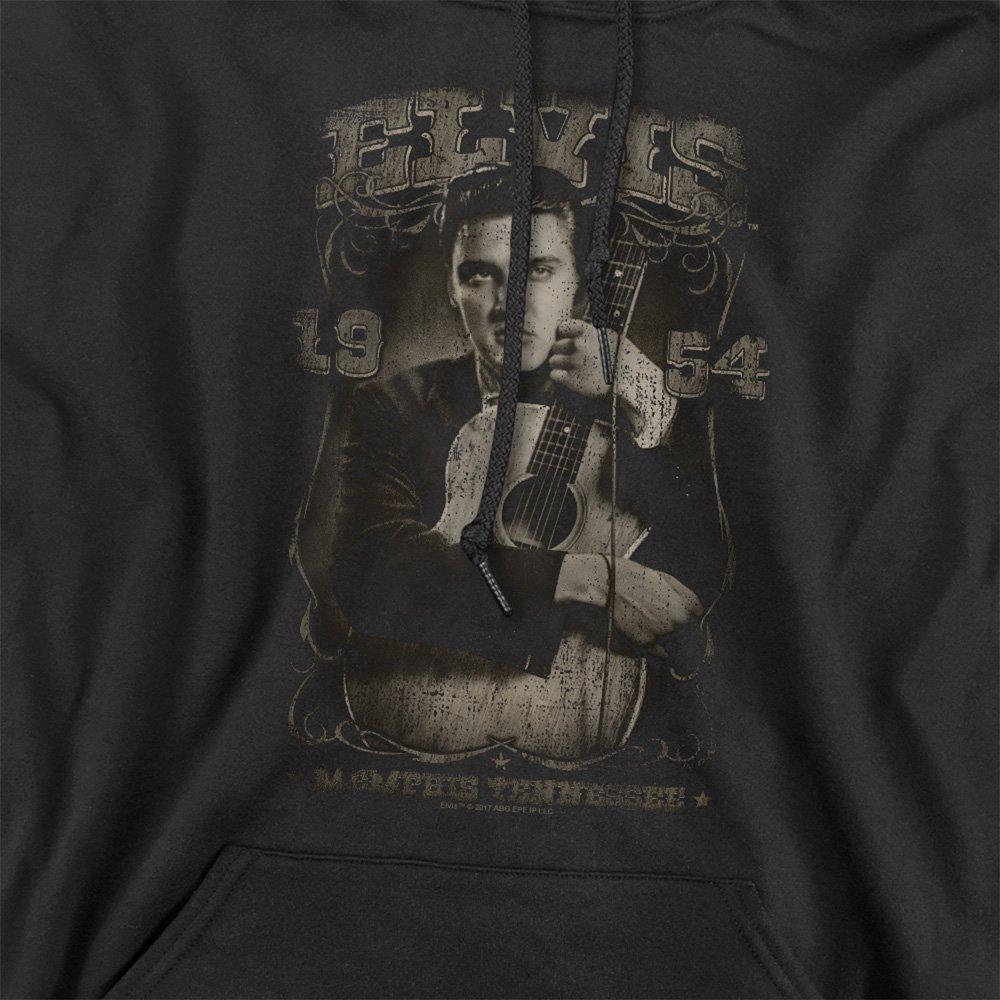 Black - Elvis Presley - Elvis Presley 1954 Hoodie Black - 2