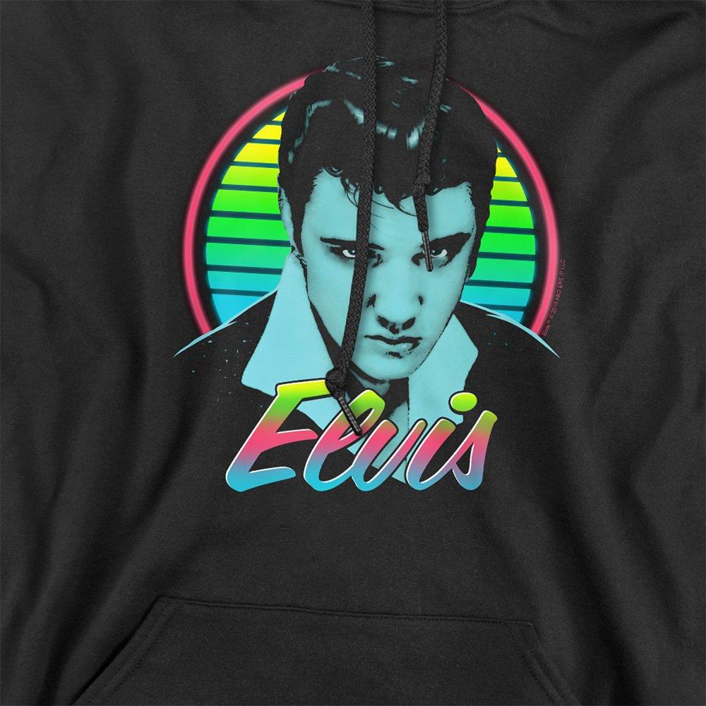 Black - Elvis Presley - Elvis Presley Neon King Hoodie Black - 2