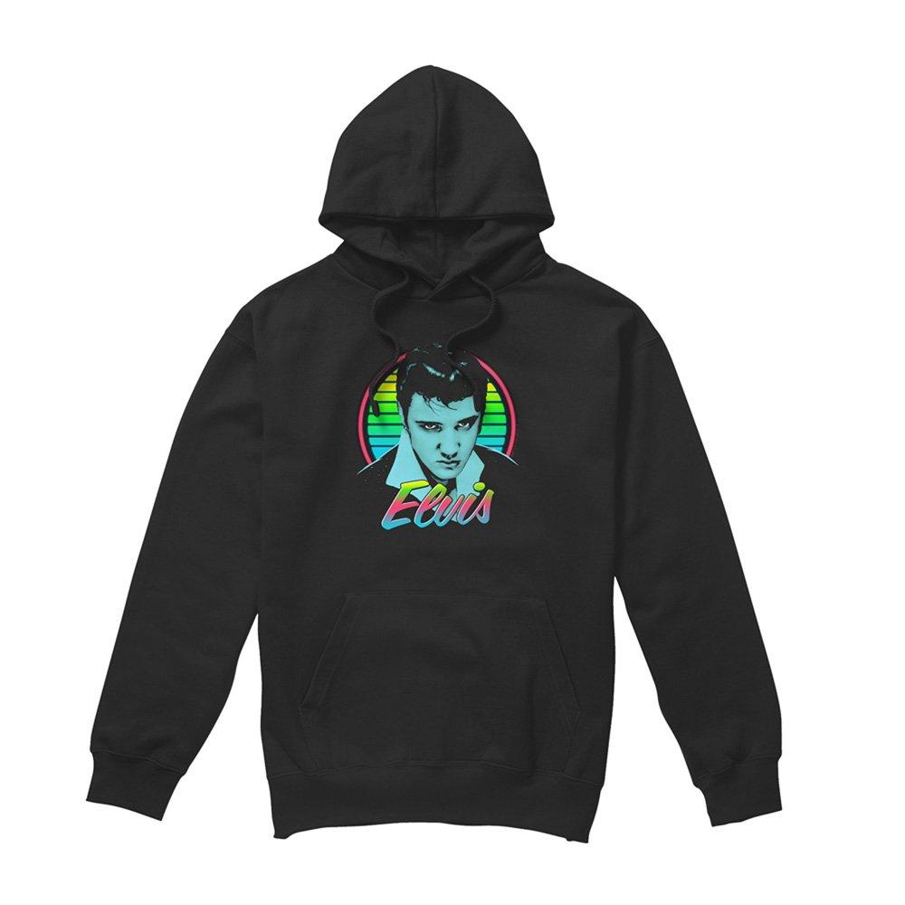 Black - Elvis Presley - Elvis Presley Neon King Hoodie Black - 4