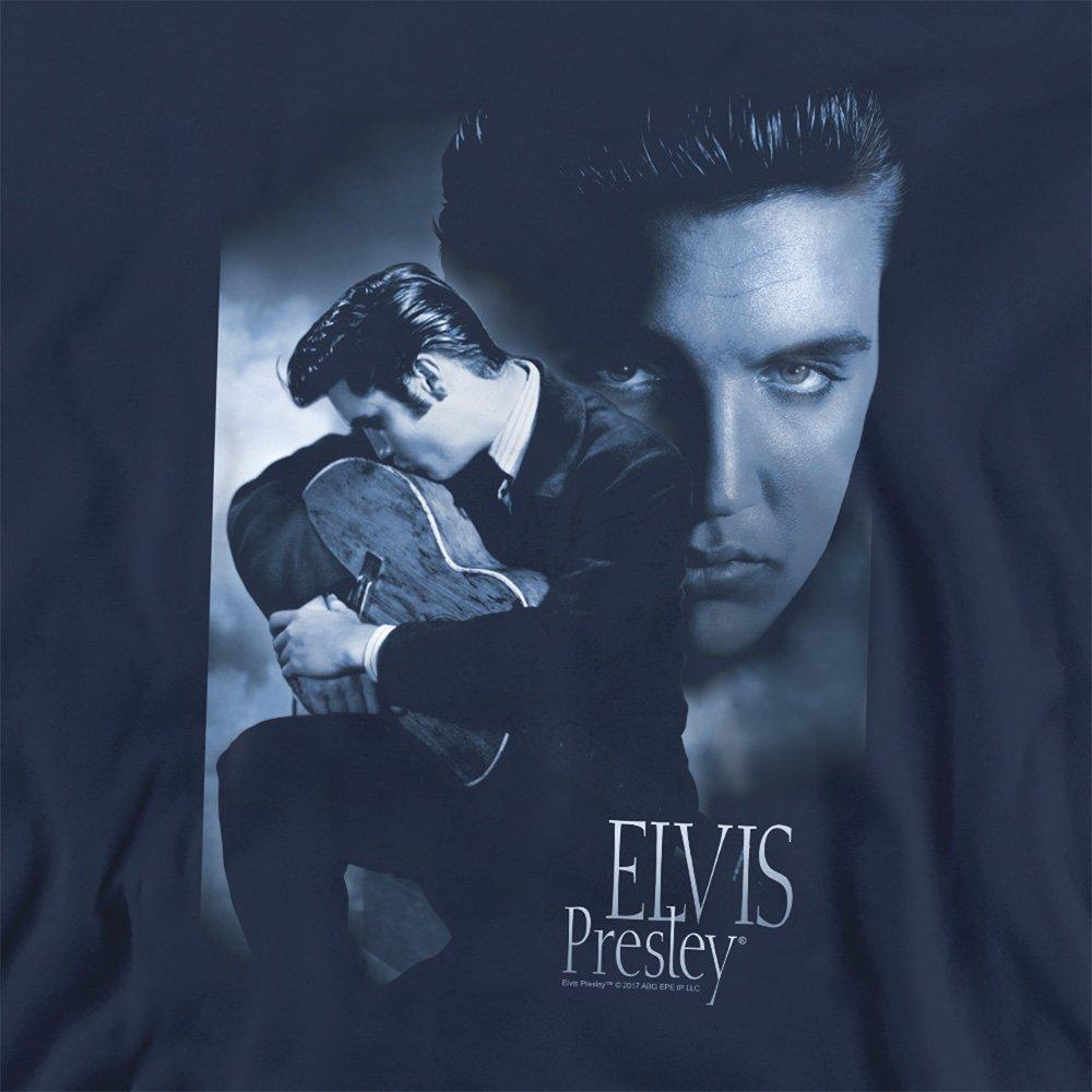 Navy - Elvis Presley - Elvis Presley Reverent Sweatshirt Navy - 2