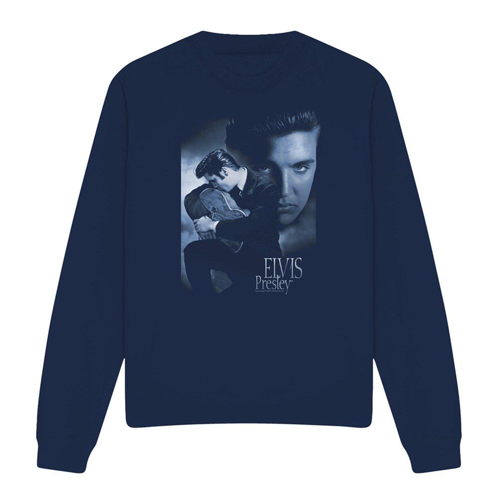 Navy - Elvis Presley - Elvis Presley Reverent Sweatshirt Navy - 4