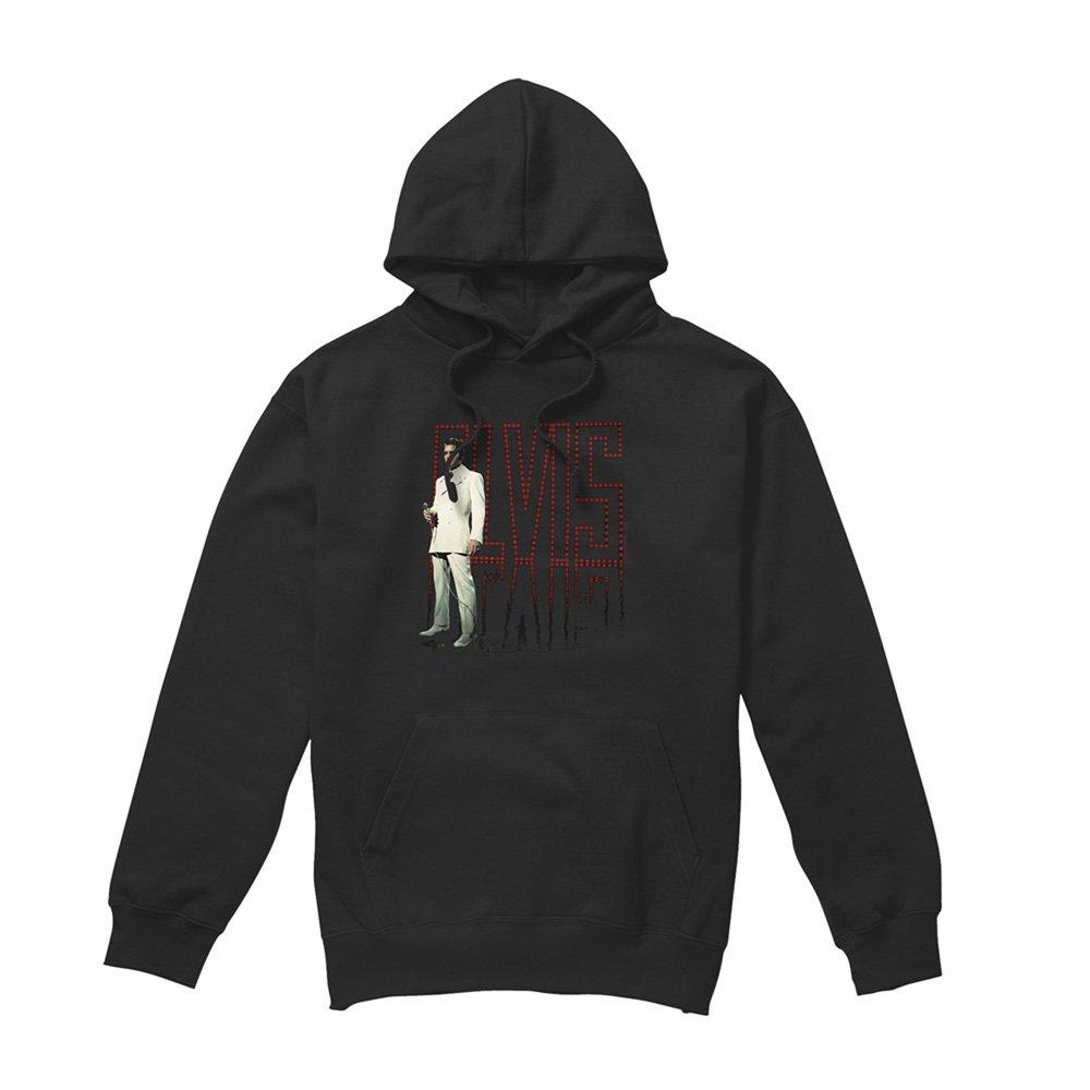 Black - Elvis Presley - White Suit Hoodie Black - 4