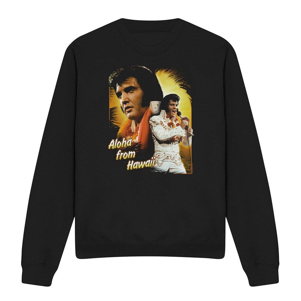 Black - Elvis Presley - Elvis Presley Aloha Sweatshirt Black - 4