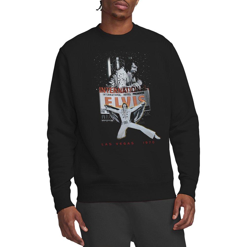 Black - Elvis Presley - Elvis Presley Las Vegas Sweatshirt Black - 1