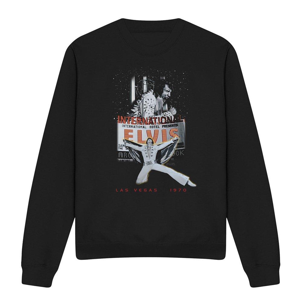 Black - Elvis Presley - Elvis Presley Las Vegas Sweatshirt Black - 4