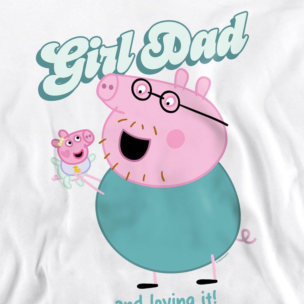 White - Hasbro - Peppa Pig - Daddy Pig Girl Dad And Loving It Sweat - 2
