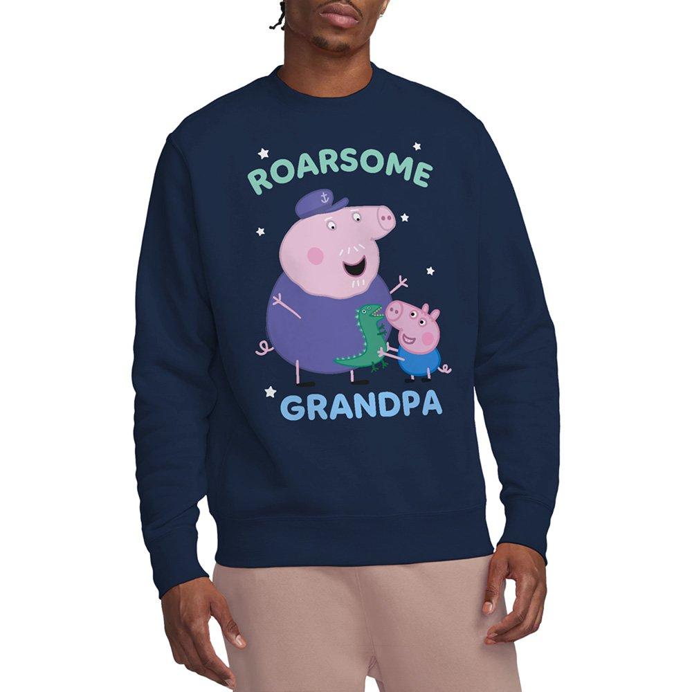 Navy - Hasbro - Peppa Pig Roarsome Grandpa Pig Sweatshirt Navy - 1