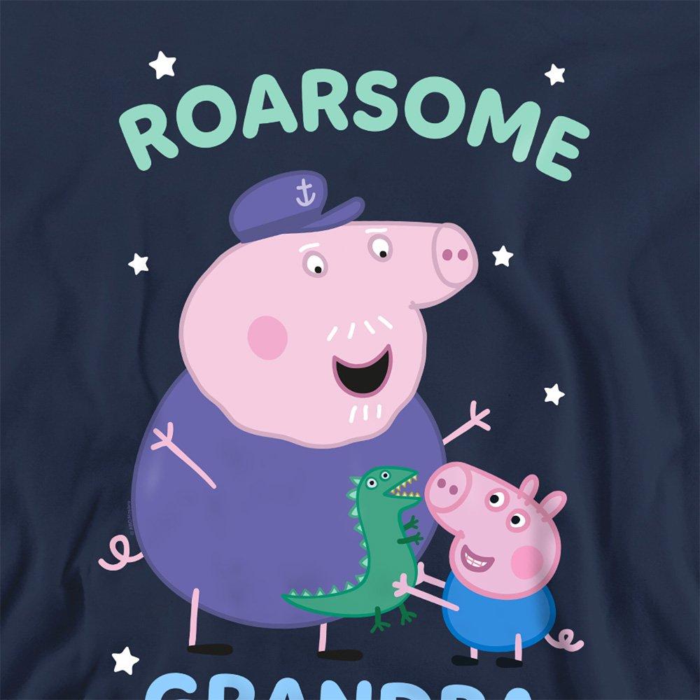 Navy - Hasbro - Peppa Pig Roarsome Grandpa Pig Sweatshirt Navy - 2