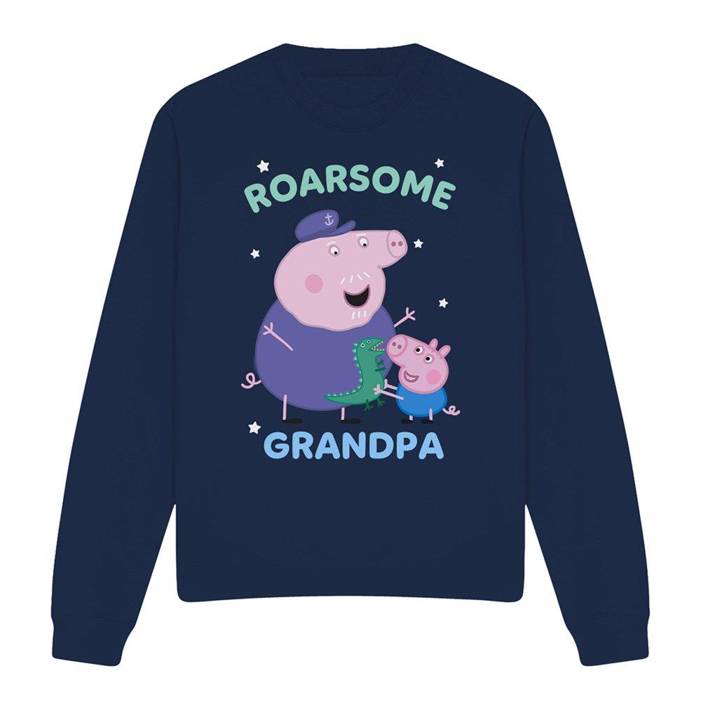 Navy - Hasbro - Peppa Pig Roarsome Grandpa Pig Sweatshirt Navy - 4